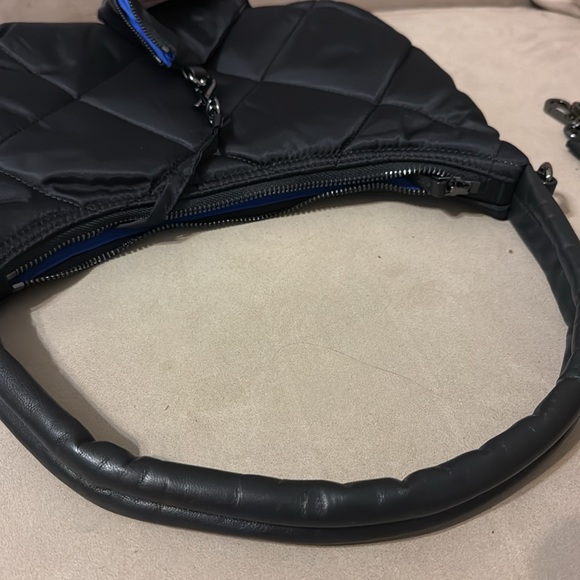 MZ Wallace Small Quilted Bowery Shoulder Bag-Black, EUC - Picture 11 of 12